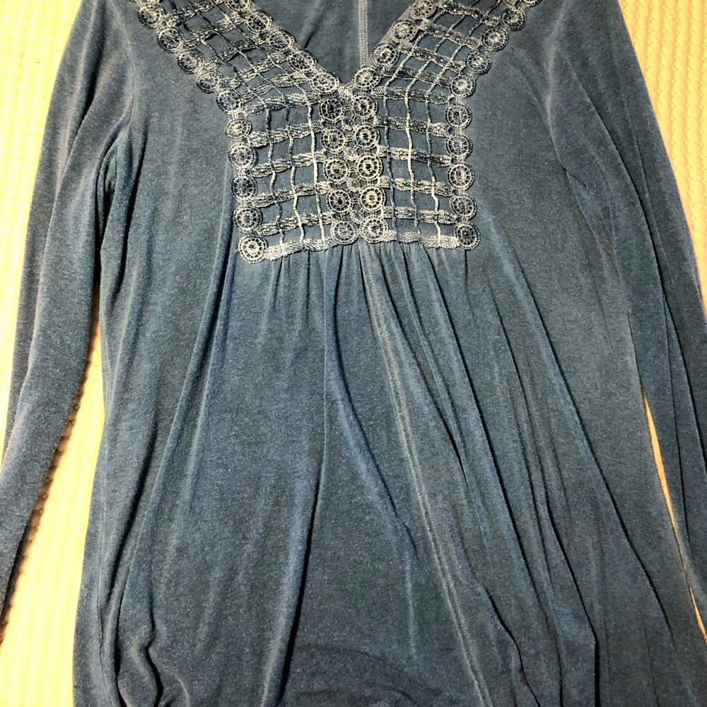 Soft and beautiful top with detailed stitching